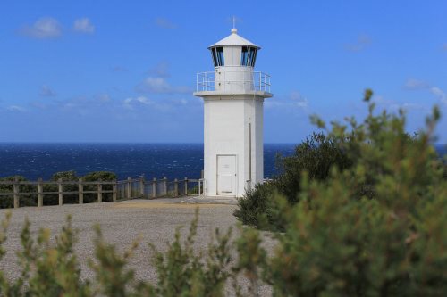 Historic Cape Liptrap Lighthouse looks out over dangerous Bass Strait