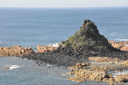 Pyramid Rock on the south coast of Phillip Island.