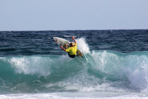 Surfer at Woolamai Beach, Phillip Island