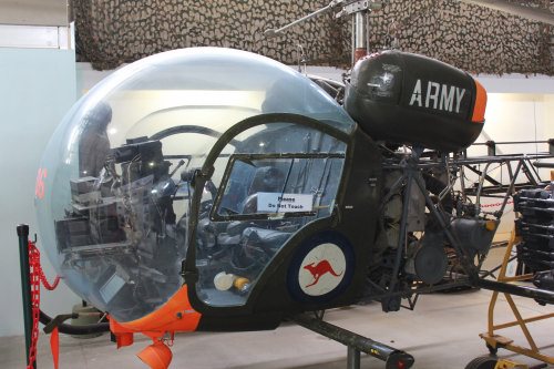 Vietnam War era Bell helicopter.