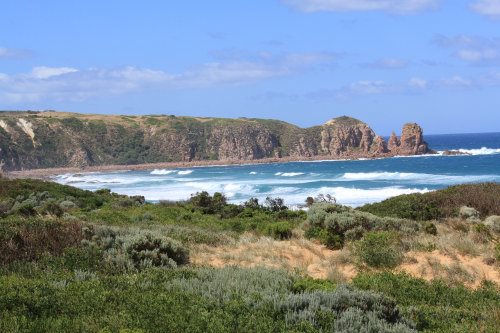Cape Woolamai, Phillip Island, looking towards The Pinnacles