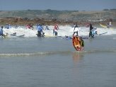 Swimming and surfing at Smiths Beach