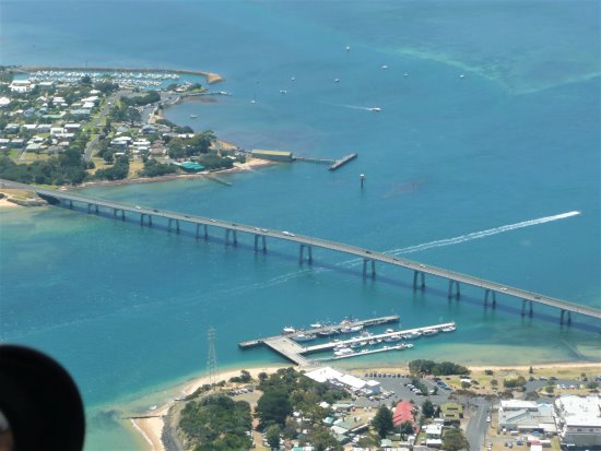The bridge over the channel between San Remo and Phillip Island