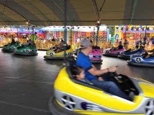 Dodgem cars at the Phillip Island summer carnival