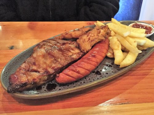 Grenache Wine Bar meat plate, delicious and a big serving!