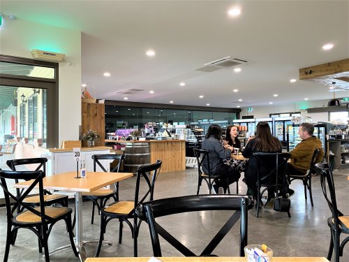 Cafe at Caldermeade Farm.