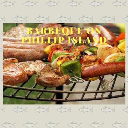 Food grilling on a barbeque.