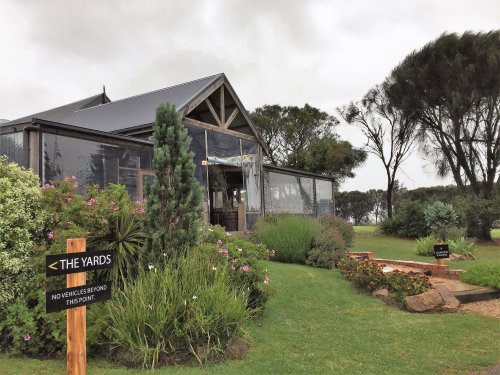 The cellar door and restaurant at Phillip Island Winery.
