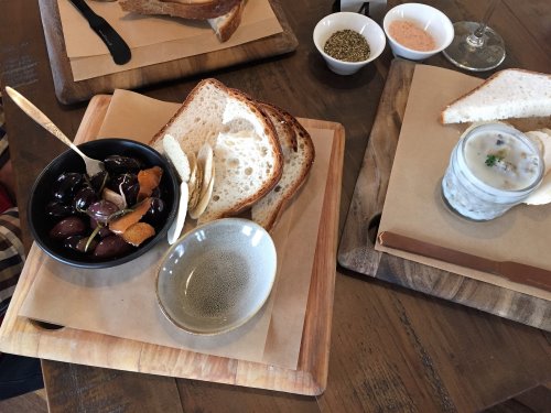 A grazing platter at Phillip Island Winery.