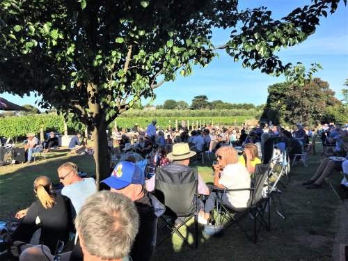 Music fans enjoying Music at The Hen at Purple Hen Winery, Phillip Island