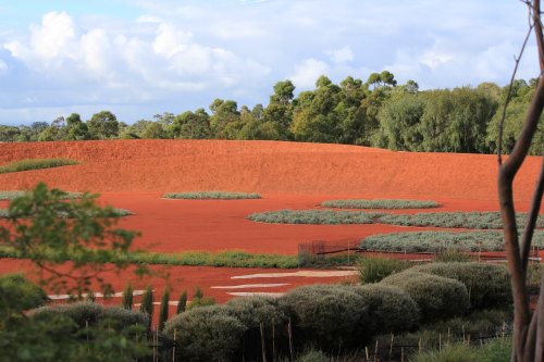Red sand garden at Australian Garden, Cranbourne