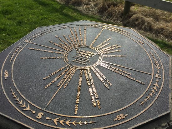 Compass at Cape Horn, Loch. Cape Horn compass near Loch, Gippsland