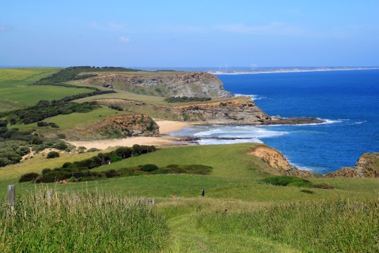 Coastal view along the George Bass Coastal Walk between San Remo and Kilcunda