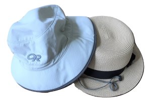 Two sun hats